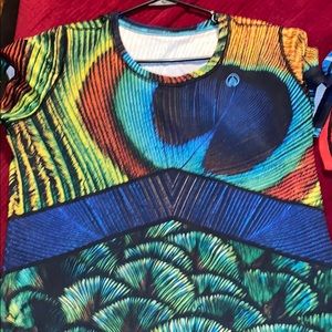 WOMEN'S PEACOCK TECH SHIRT